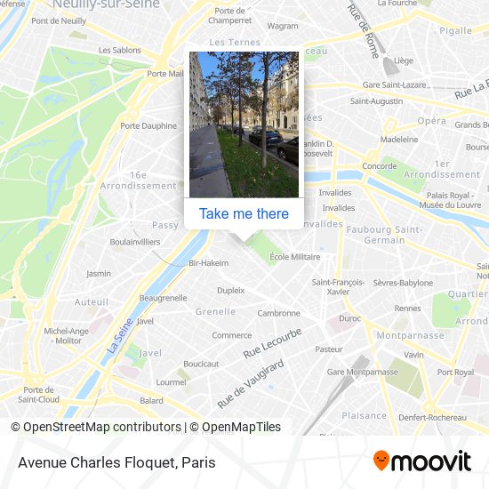 Avenue Charles Floquet map