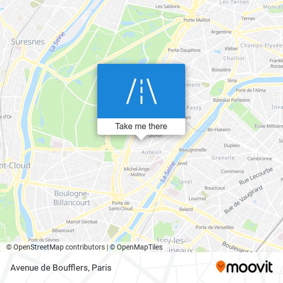 Avenue de Boufflers map