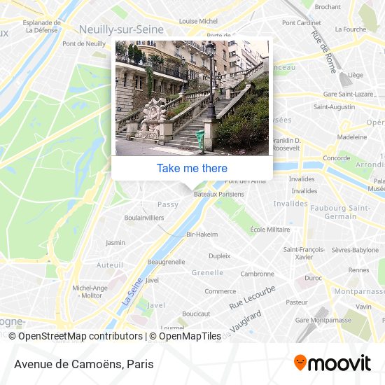 Avenue de Camoëns map