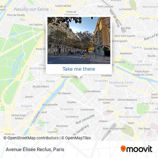 Avenue Élisée Reclus map