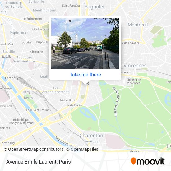 Avenue Émile Laurent map