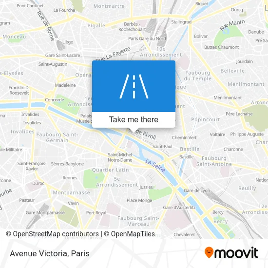 Avenue Victoria map
