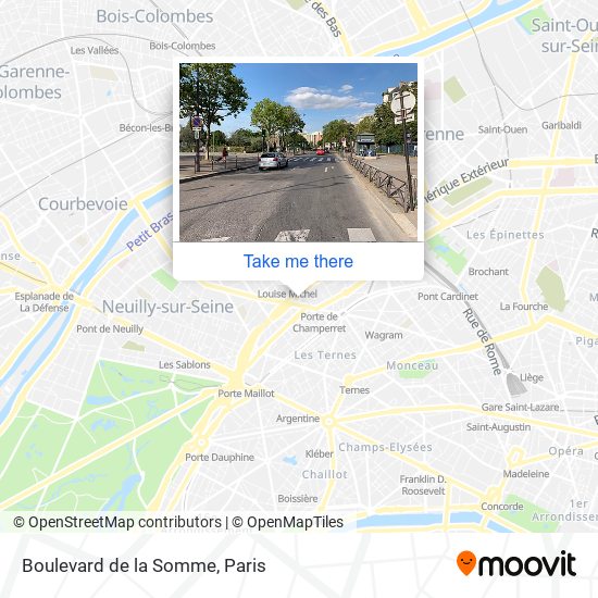 Mapa Boulevard de la Somme