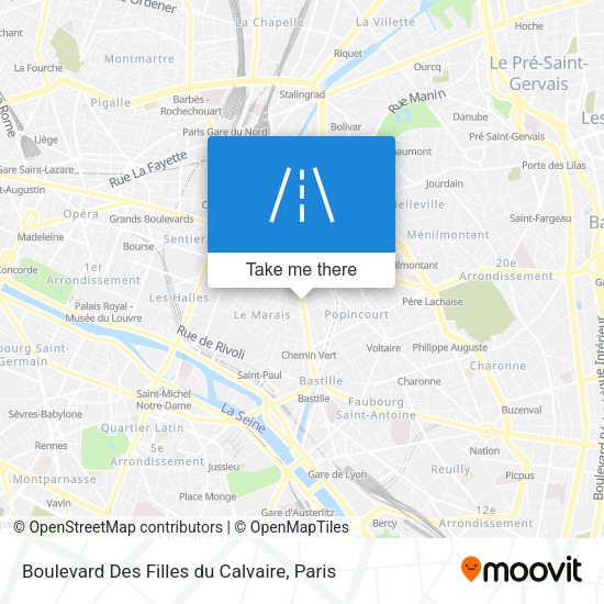 Boulevard Des Filles du Calvaire map