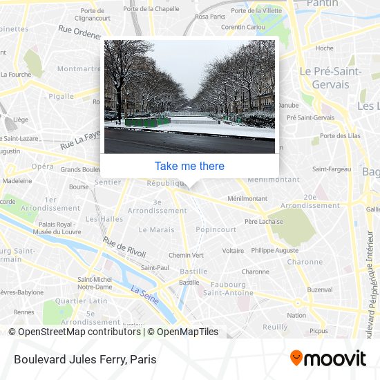 Mapa Boulevard Jules Ferry
