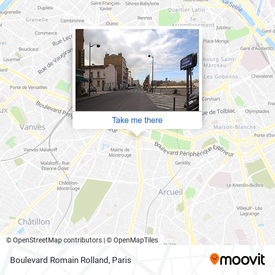 Boulevard Romain Rolland map
