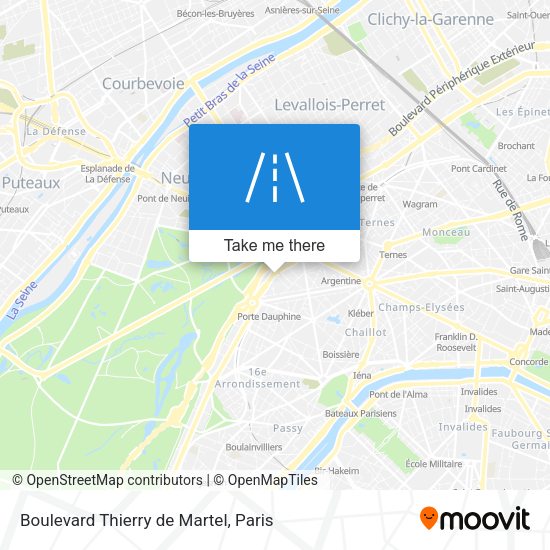 Boulevard Thierry de Martel map