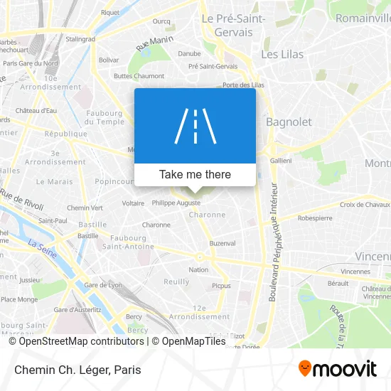 Chemin Ch. Léger map