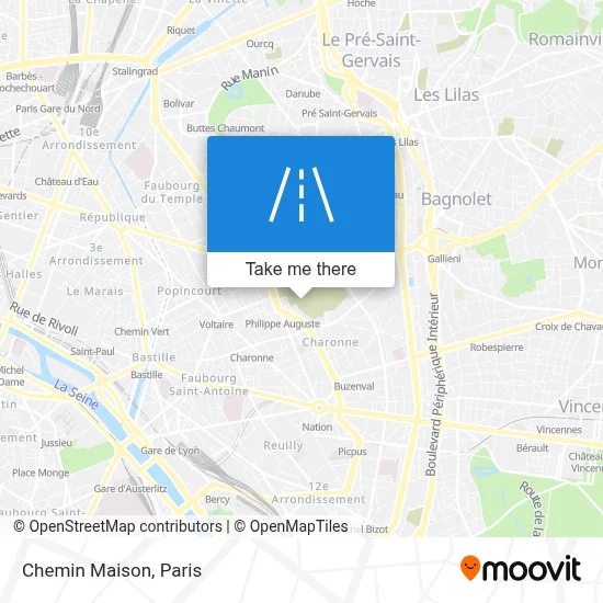 Chemin Maison map