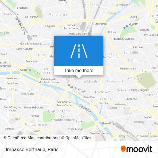 Impasse Berthaud map
