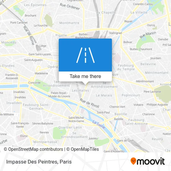 Impasse Des Peintres map