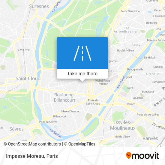 Impasse Moreau map