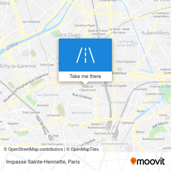 Impasse Sainte-Henriette map