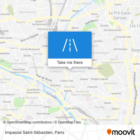 Impasse Saint-Sébastien map