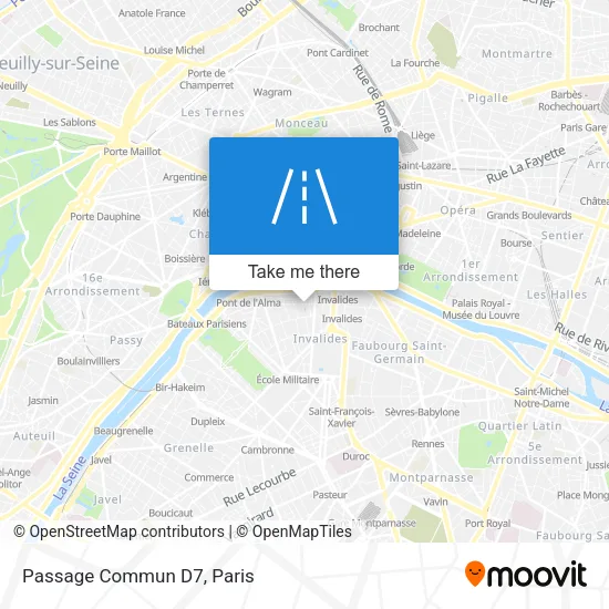 Passage Commun D7 map