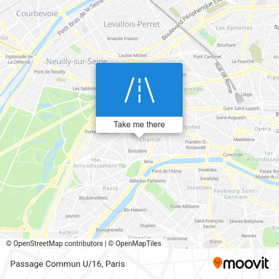 Passage Commun U/16 map