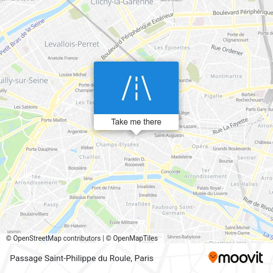 Passage Saint-Philippe du Roule map