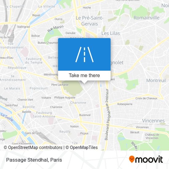 Passage Stendhal map