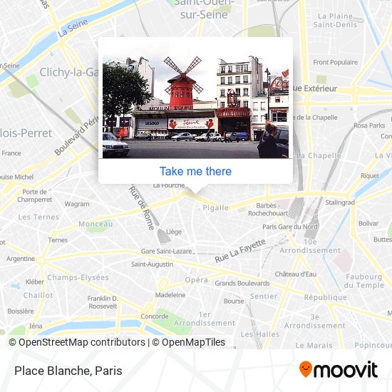 Place Blanche map