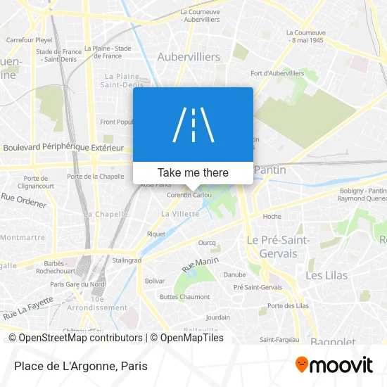 Place de L'Argonne map