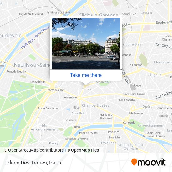 Place Des Ternes map