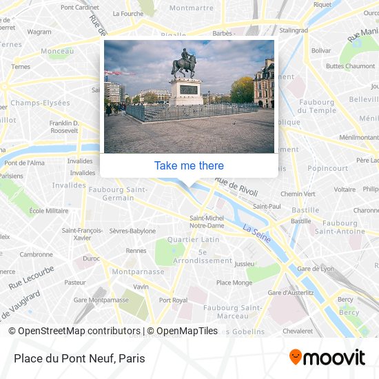 Place du Pont Neuf map