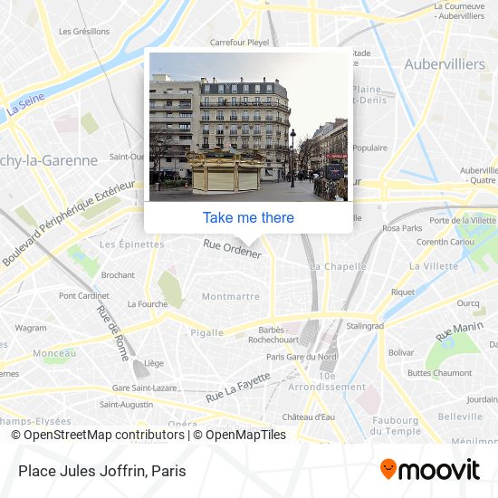 Place Jules Joffrin map