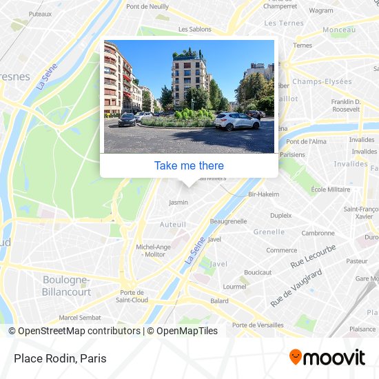 Place Rodin map