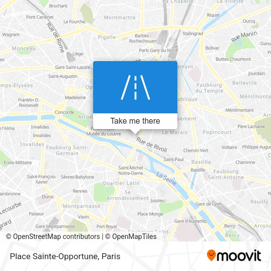 Place Sainte-Opportune map