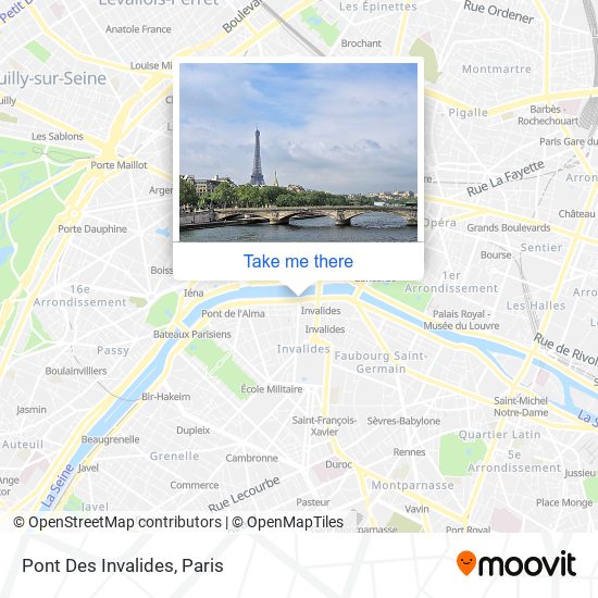 Pont Des Invalides map