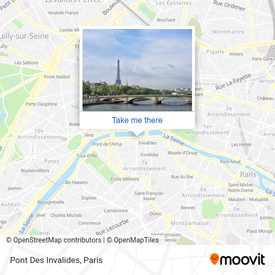 Pont Des Invalides map