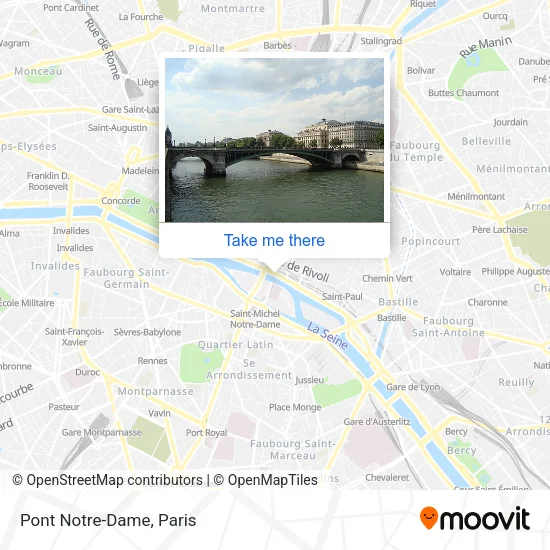 Pont Notre-Dame map