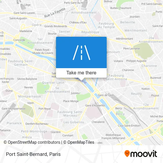 Port Saint-Bernard map