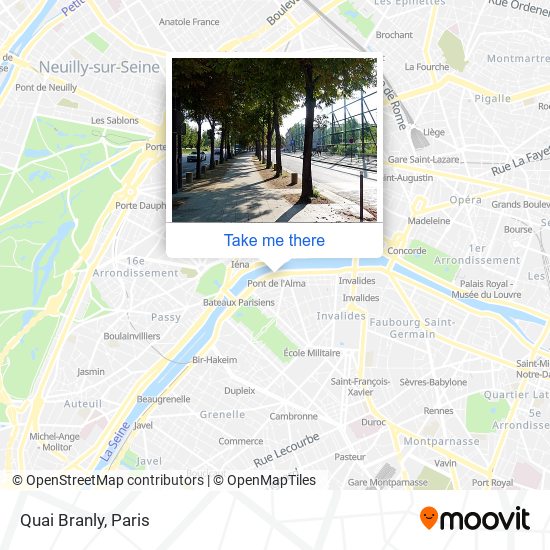 Quai Branly map