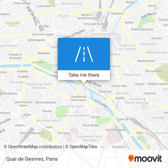 Quai de Gesvres map
