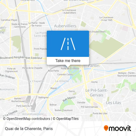 Quai de la Charente map