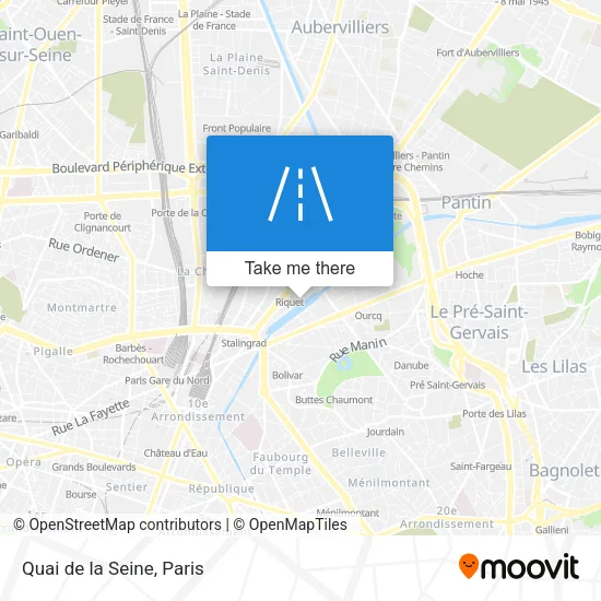 Quai de la Seine map