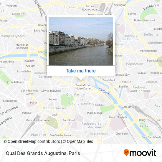 Quai Des Grands Augustins map