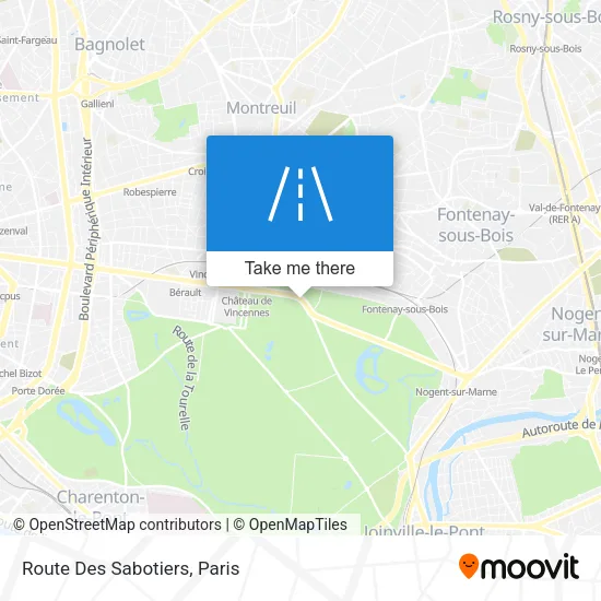 Route Des Sabotiers map