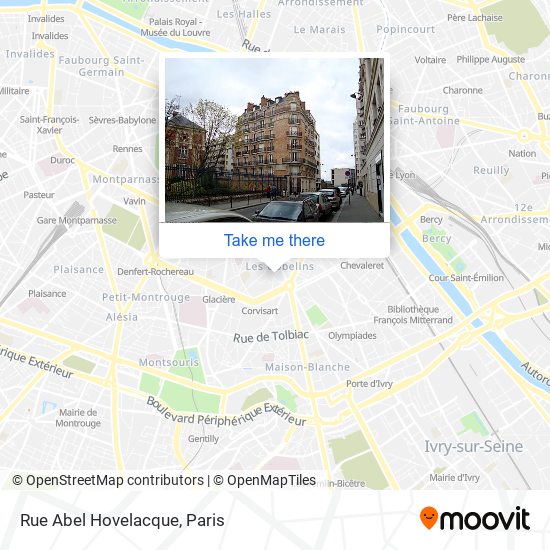Mapa Rue Abel Hovelacque
