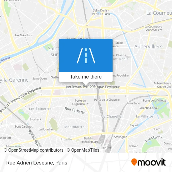 Rue Adrien Lesesne map