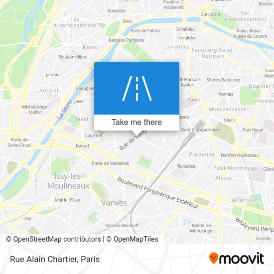 Rue Alain Chartier map