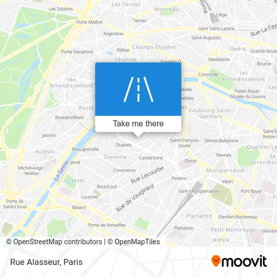 Rue Alasseur map