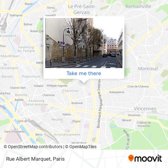 Rue Albert Marquet map