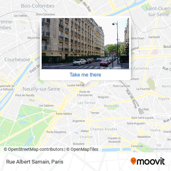 Rue Albert Samain map