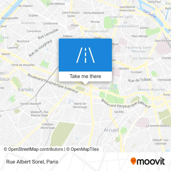 Rue Albert Sorel map