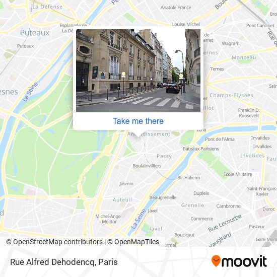 Mapa Rue Alfred Dehodencq