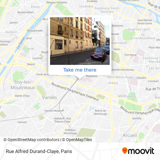 Rue Alfred Durand-Claye map