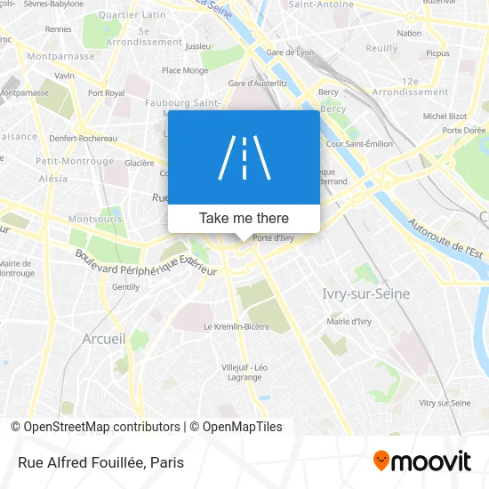Rue Alfred Fouillée map