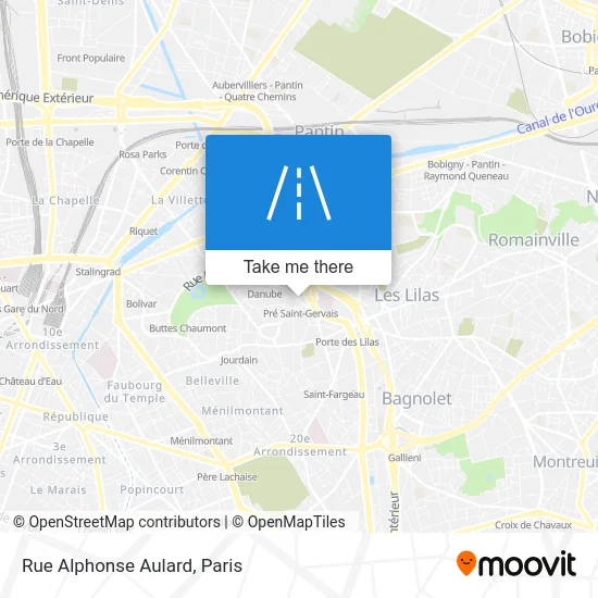 Rue Alphonse Aulard map